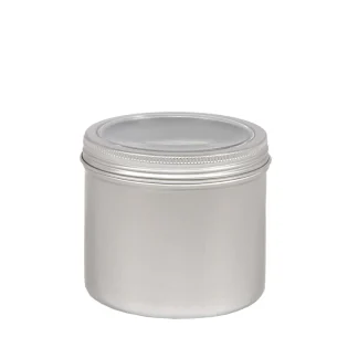 Barattolo Porta Cosmetici Solidi in Alluminio