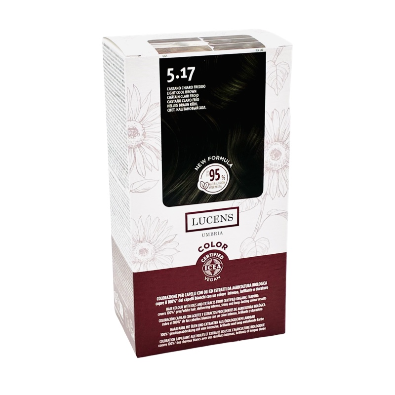 Tinta Capelli Colore Castano Chiaro Freddo Numero 5.17 New Formula Lucens Umbria