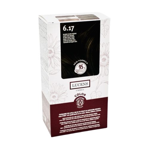 Tinta Capelli Colore Biondo Scuro Freddo  Numero 6.17  New Formula Lucens Umbria
