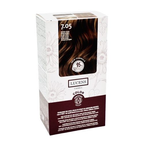 Tinta Capelli Colore Biondo Caldo Numero 7.05 New Formula Lucens Umbria